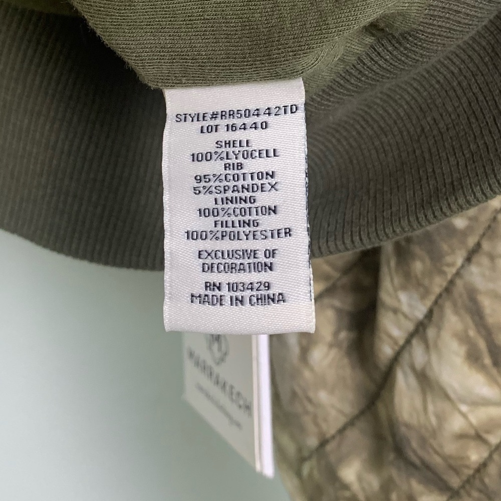 NWT Anthro Marrakech Tie Dye Quilted Moto Jacket - Picture 6 of 6